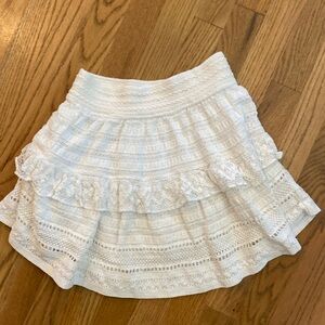Aerie white skirt size xs